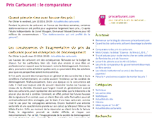 Tablet Screenshot of prixcarburant.com